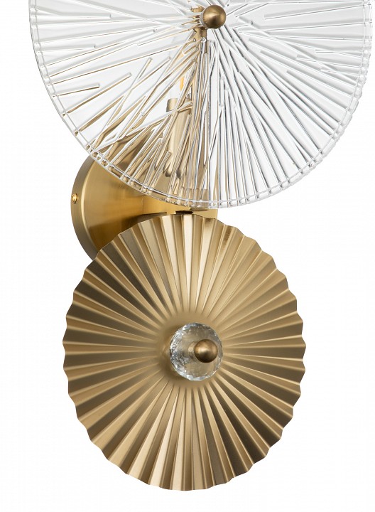 Накладной светильник indigo miele 12021/b/1w brass