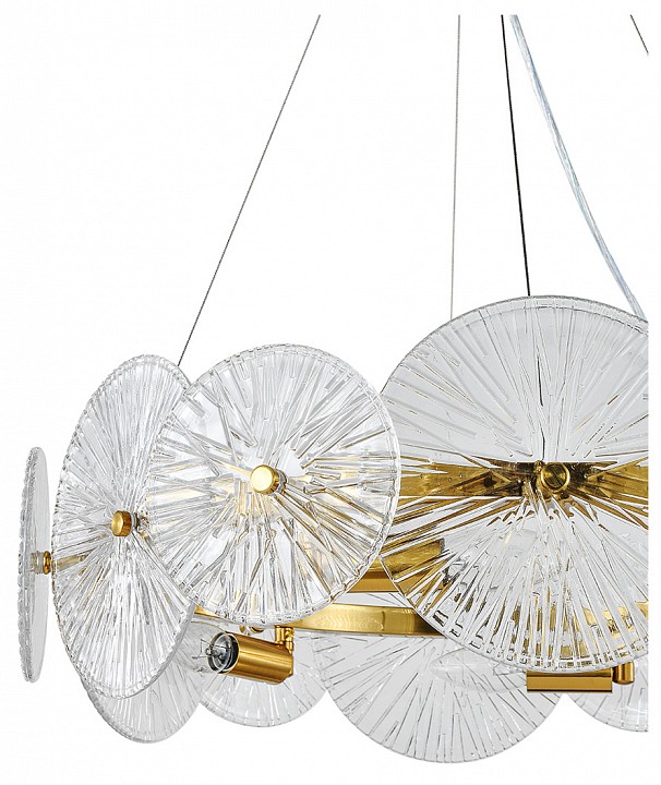 Подвесной светильник indigo miele 12021/6p brass