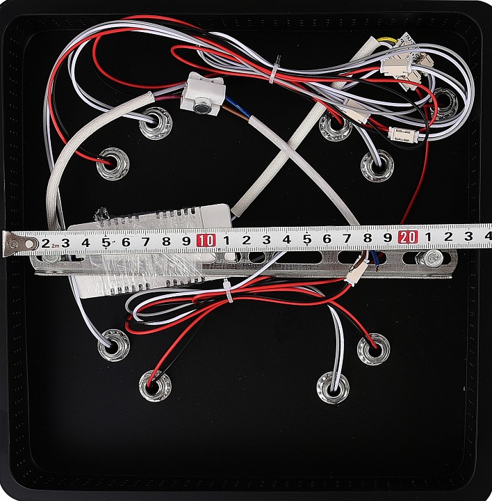 Потолочная люстра natali kovaltseva spektr high-tech led lamps 82022 black