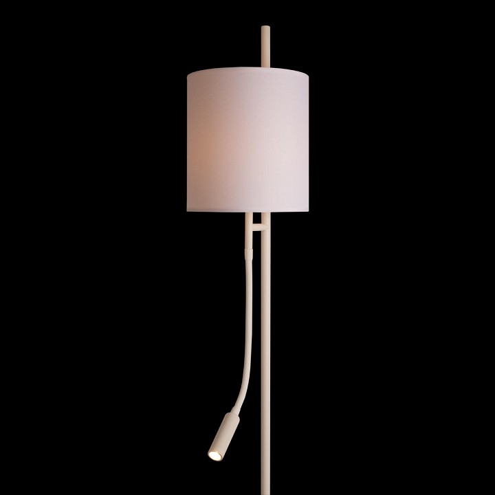Торшер с подсветкой loft it ritz 10253f/b white
