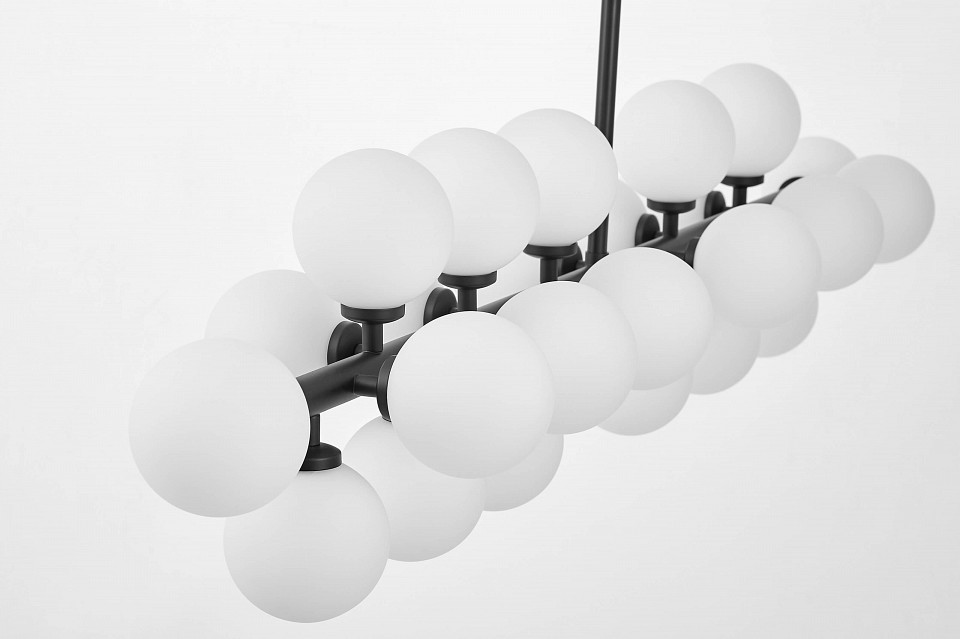 Люстра на штанге lumina deco marsiada ldp 6033-24 bk