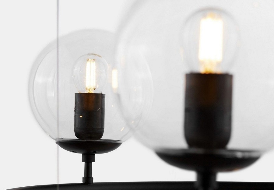Подвесная люстра lumina deco ceredo ldp 6034-6 rnd bk
