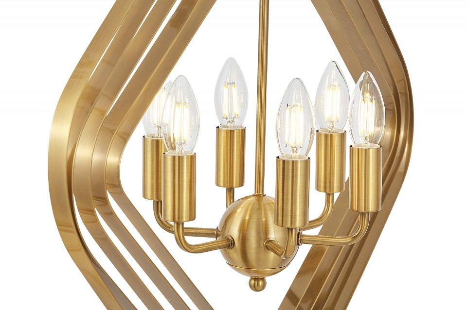 Подвесная люстра lumina deco crulia ldp 8005-6 md