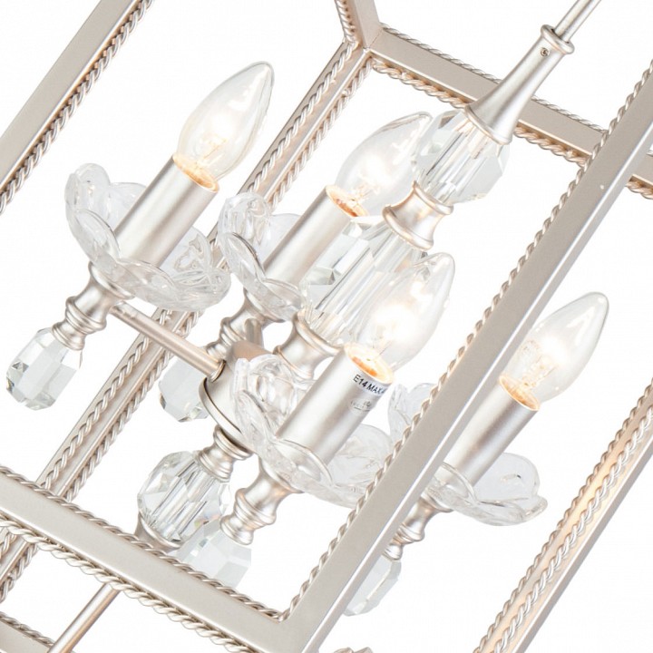 Подвесная люстра lucia tucci inessa inessa 3850.8 silver
