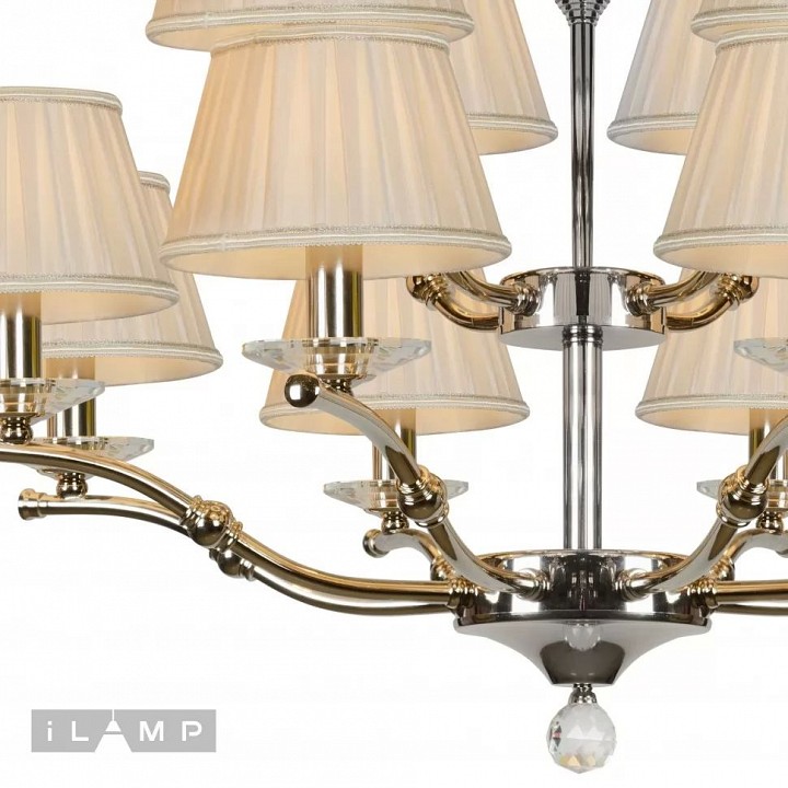 Подвесная люстра ilamp vivaldi 85125/8+4 cr