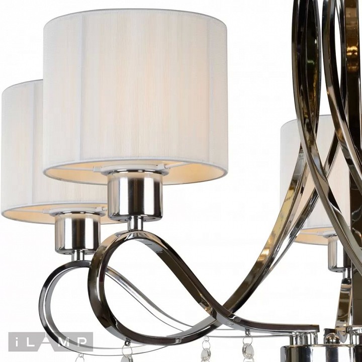 Подвесная люстра ilamp bella rm1029/5cr