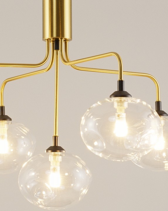 Люстра на штанге moderli santa v2191-p