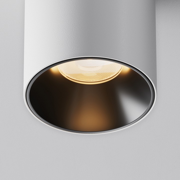 Накладной светильник maytoni alfa led c064cl-8w2.7k-rd-wb