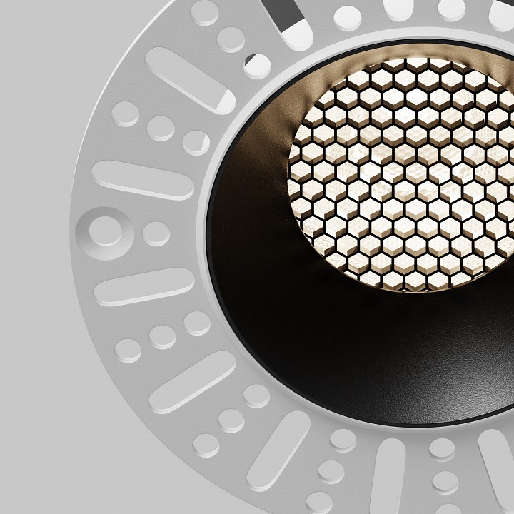 Встраиваемый светильник maytoni dip dl121-15w-4k-trs-b