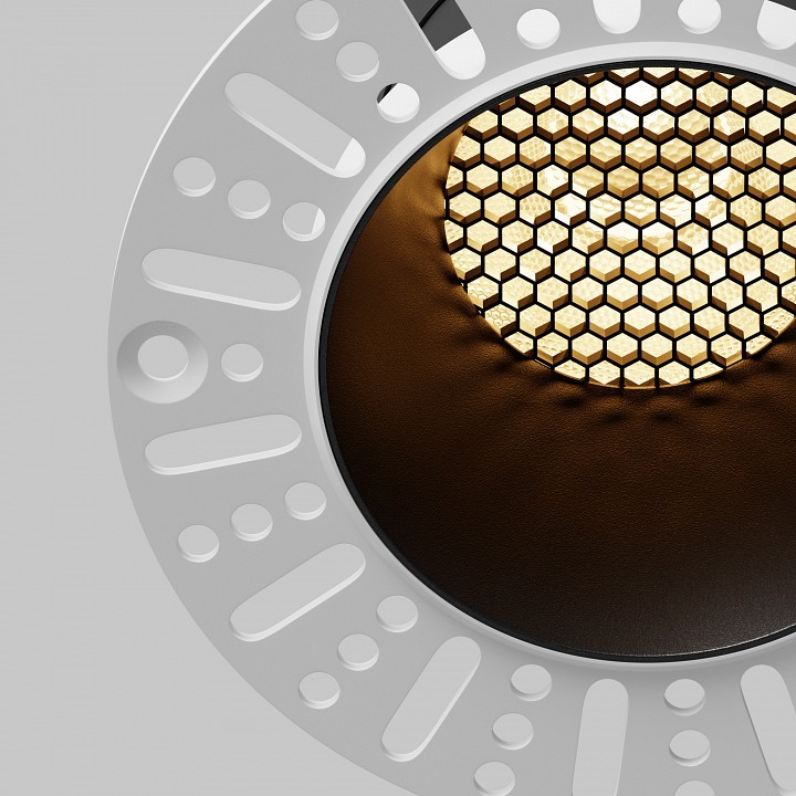 Встраиваемый светильник maytoni dip dl122-15w-2.7k-trs-b