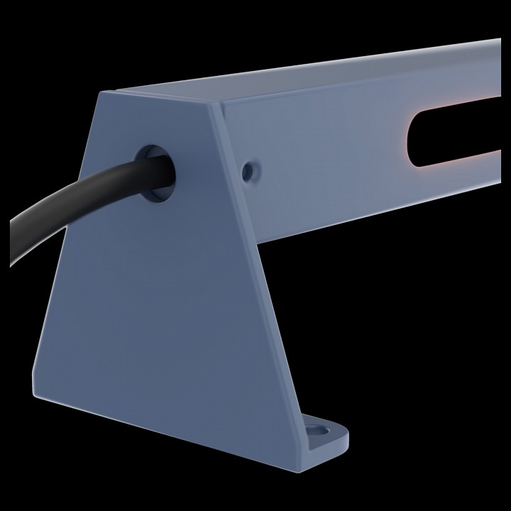 Светильник на штанге maytoni edge o415fl-l15gr3k