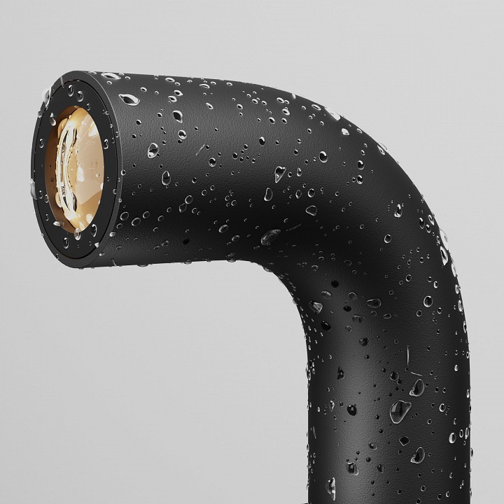 Наземный низкий светильник maytoni sleek o477fl-l2gf3k1