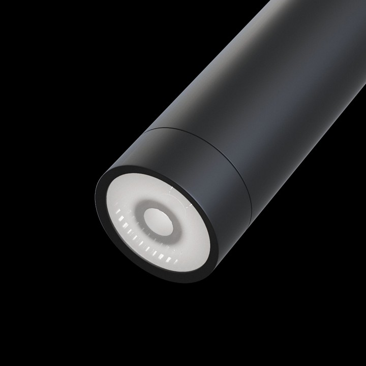 Светильник на штанге maytoni focus led tr019-2-7w3k-b