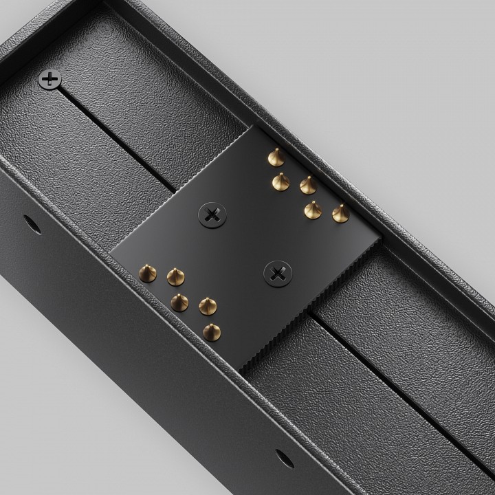 Накладной светильник maytoni points tr128b-12w4k-m-b