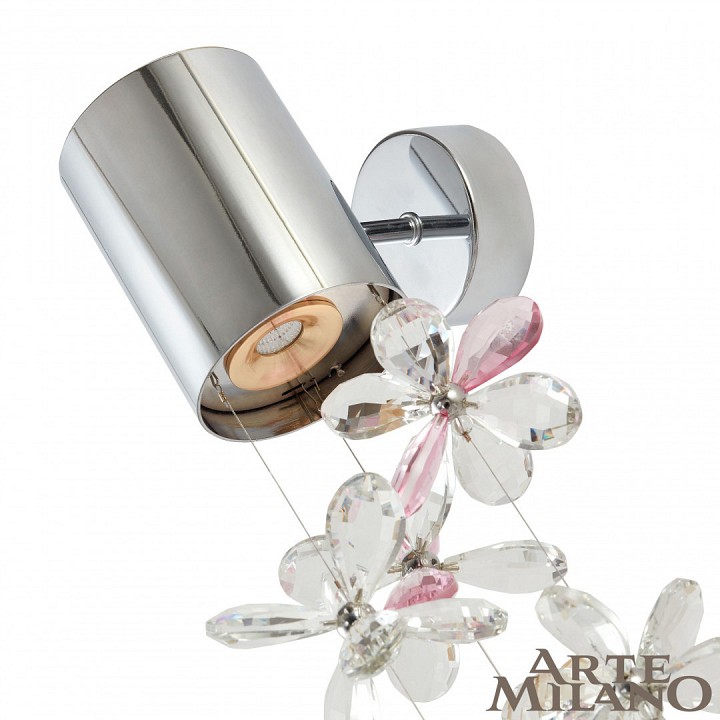 Бра arte milano am-11952b 11952b.d90.h600.led ni