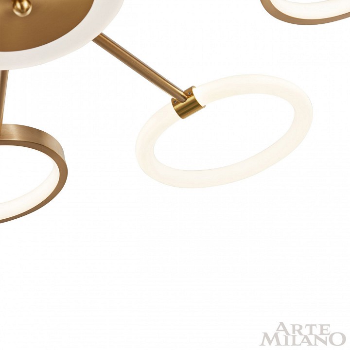 Люстра на штанге arte milano neapolis-77240 277240/8 gd