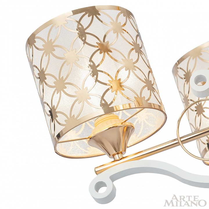 Подвесная люстра arte milano florentia-3097 303097/3 wh/gd