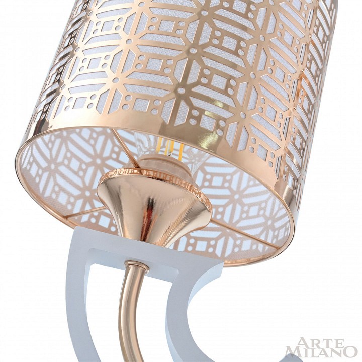 Подвесная люстра arte milano florentia-8857 308857/3 wh/gd