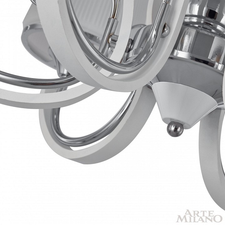 Подвесная люстра arte milano florentia-9247 309247/8 wh/ni