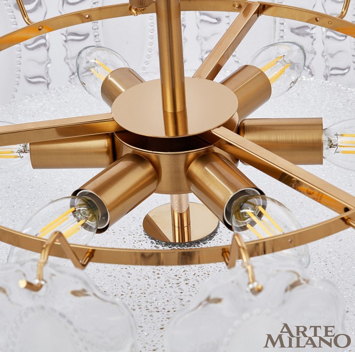 Люстра на штанге arte milano am-rim 313009/d500 bs