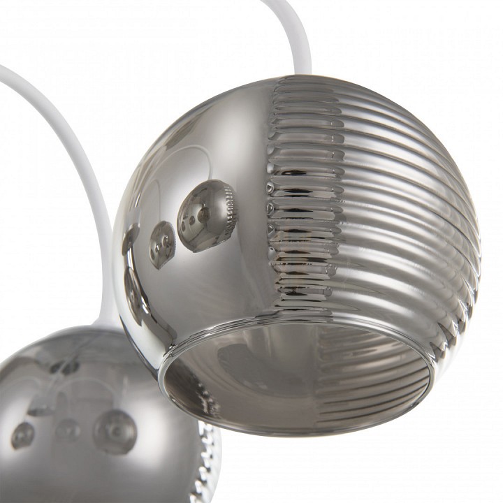 Люстра на штанге arte milano napoli-320719 320719/5 cr+wh