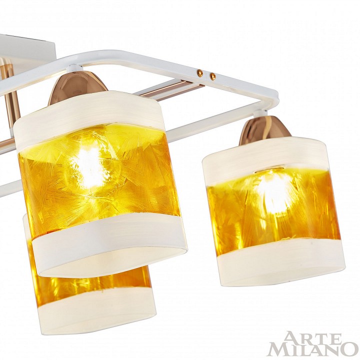 Потолочная люстра arte milano amalfi-322008 322008/4 wh+fg