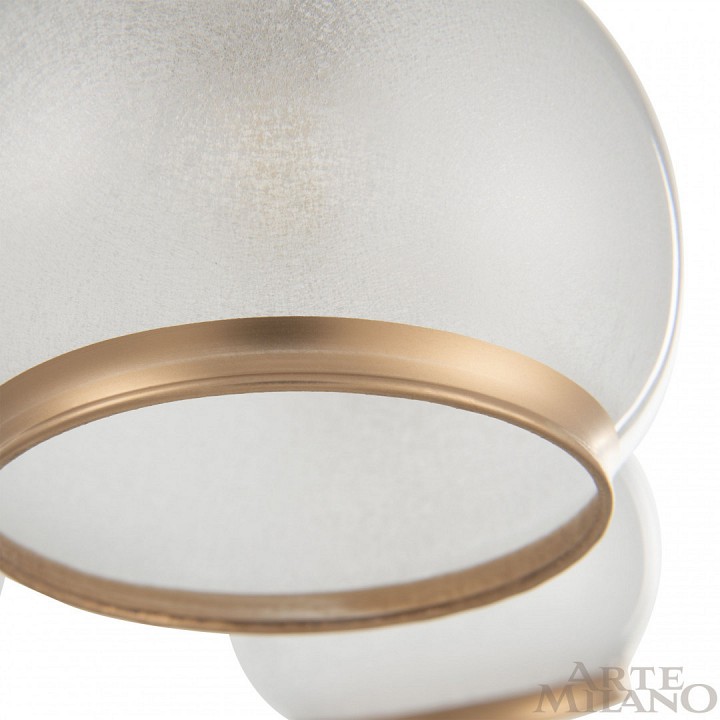 Потолочная люстра arte milano amalfi-323306 323306/3 fg+bk