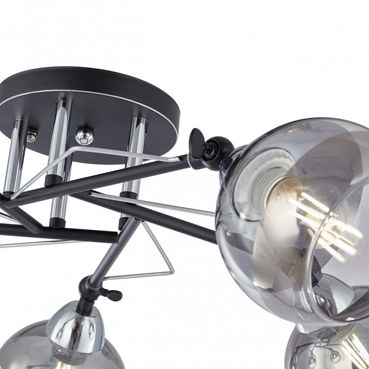 Потолочная люстра arte milano amalfi-323685 323685/5b bk+cr
