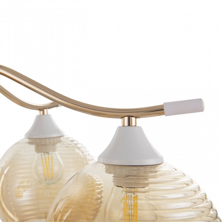 Люстра на штанге arte milano napoli-327619 327719/5 fg+wh