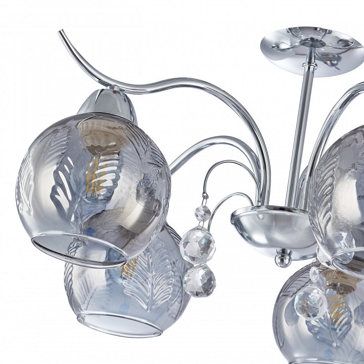 Подвесная люстра arte milano amalfi-1556 331556/5 cr