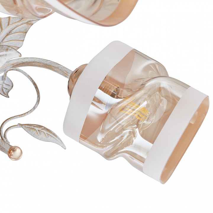 Подвесная люстра arte milano amalfi-3026 333026/5 wt+fgd