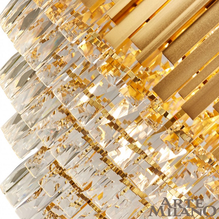 Подвесная люстра arte milano am-41a 41a.d800.h470.e14.15 g