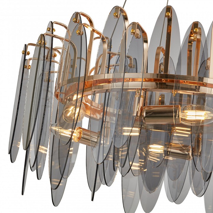 Подвесная люстра arte milano am-7753b 7753b.d600.h300.e14.6 g