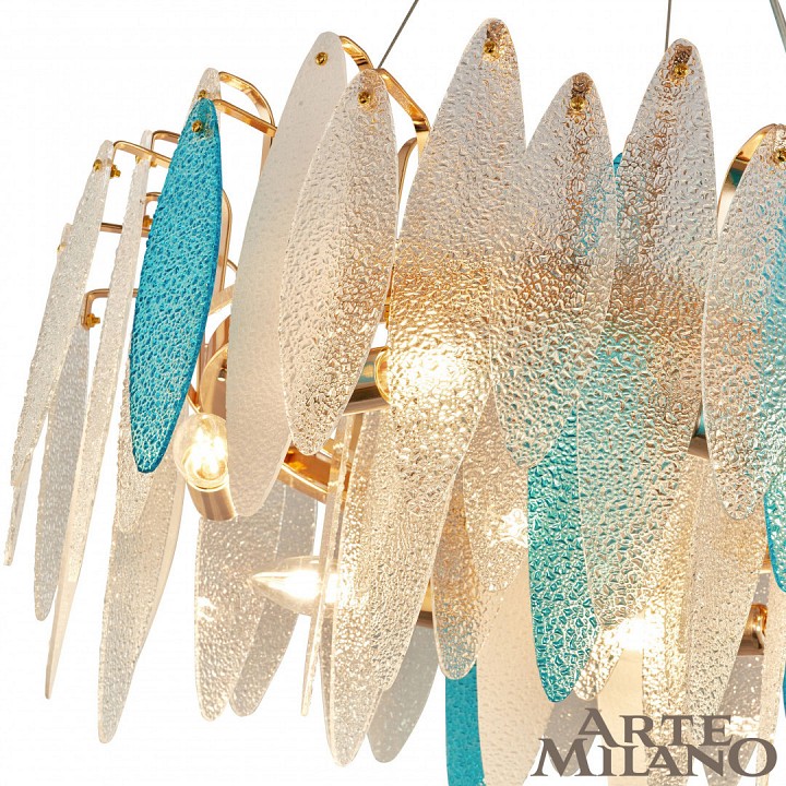 Подвесная люстра arte milano am-7753b 7763b.d600.h300.e14.6 g