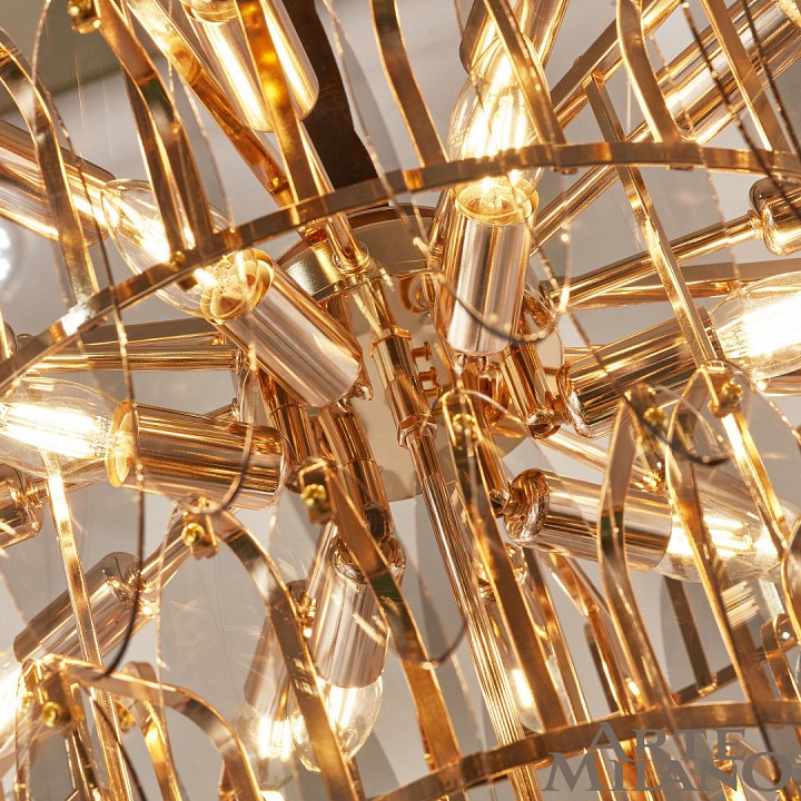 Подвесная люстра arte milano am-7753b 8753b.d800.h750.e14.19 g