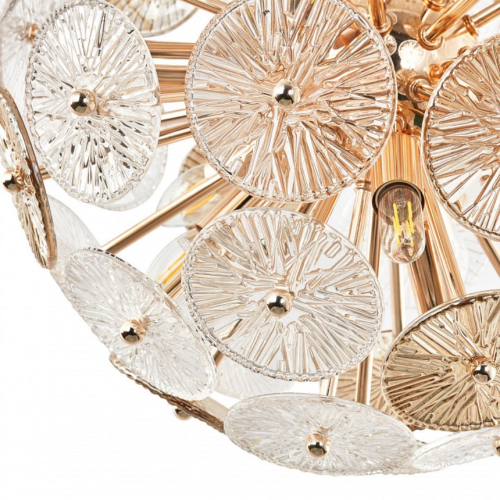 Подвесная люстра arte milano am-8318 9418b.d500.e14.12 g