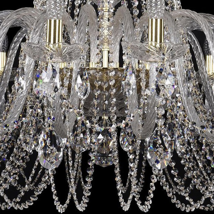 Подвесная люстра bohemia ivele crystal 1402 1402/20/460/g