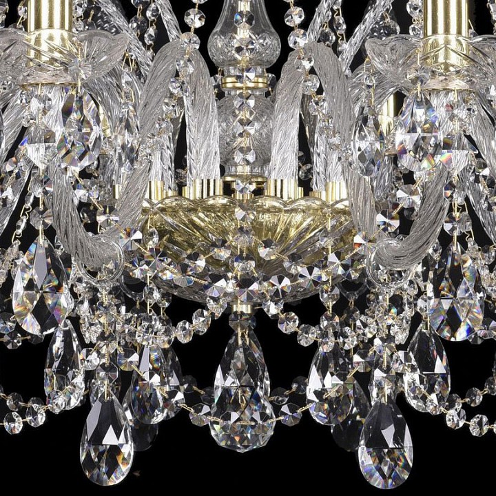 Подвесная люстра bohemia ivele crystal 1411 1411/10/300/g