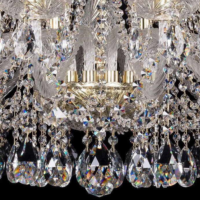 Подвесная люстра bohemia ivele crystal 1413 1413/16/360/g