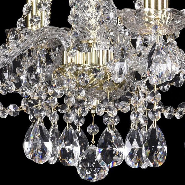 Подвесная люстра bohemia ivele crystal 1413 1413/4/165/g