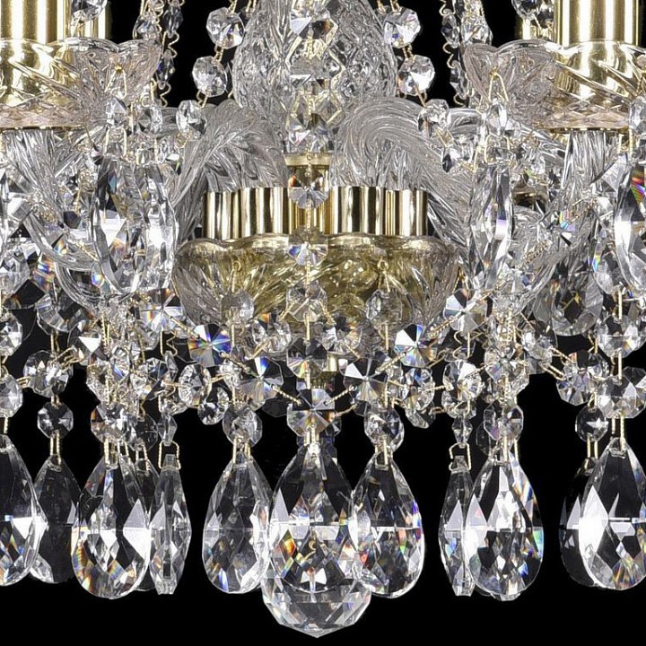 Подвесная люстра bohemia ivele crystal 1413 1413/6/165/g