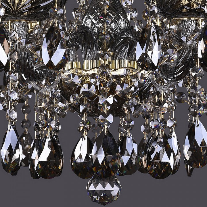 Подвесная люстра bohemia ivele crystal 1413 1413/8/200/g/m731