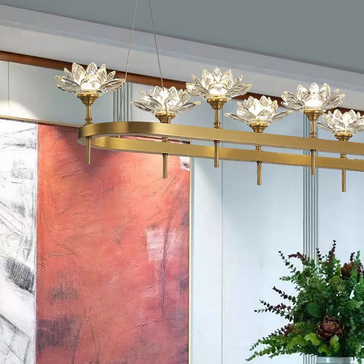 Подвесная люстра imperiumloft lotos long lotos-long01