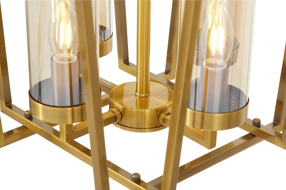 Подвесная люстра lumina deco afres ldp 1246-4 md+ab