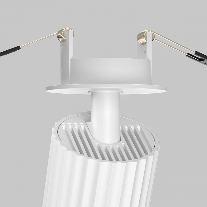 Встраиваемый светильник на штанге maytoni calipso c110cl-01-gu10-w