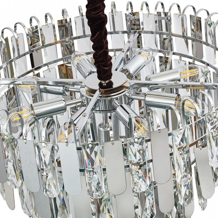 Подвесная люстра arte milano am-99486 25388.d600.h520.e14.11 ni