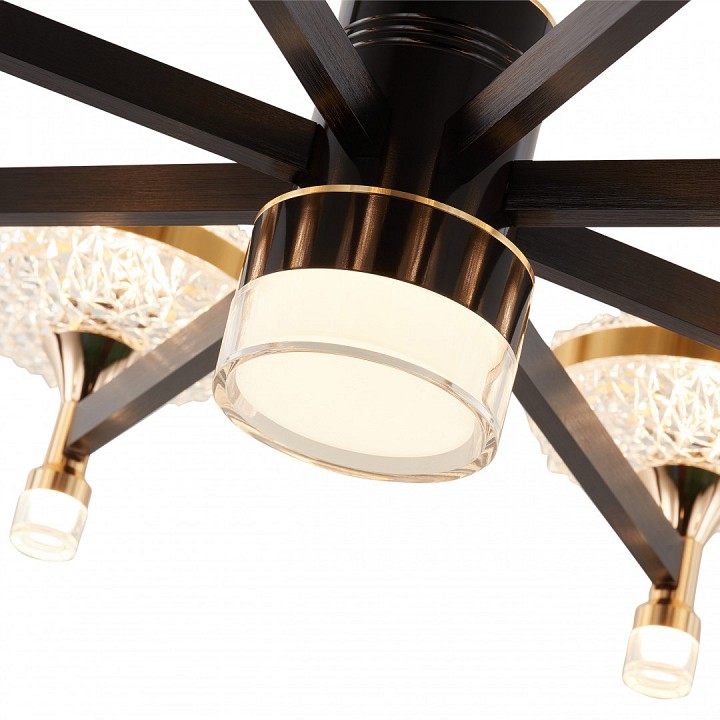 Подвесная люстра arte milano ferrara-72069 273059/8 bk/gd