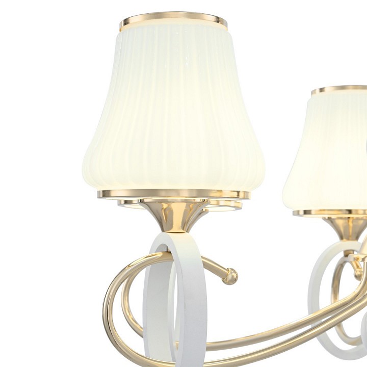 Подвесная люстра arte milano florentia-2387 302387/5 wh/gd
