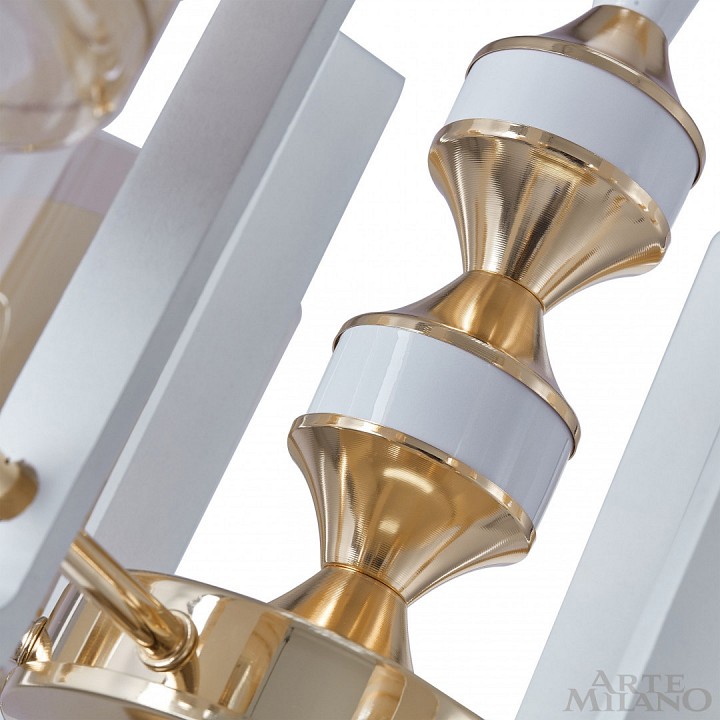 Подвесная люстра arte milano florentia-6087 306087/6 wh/gd