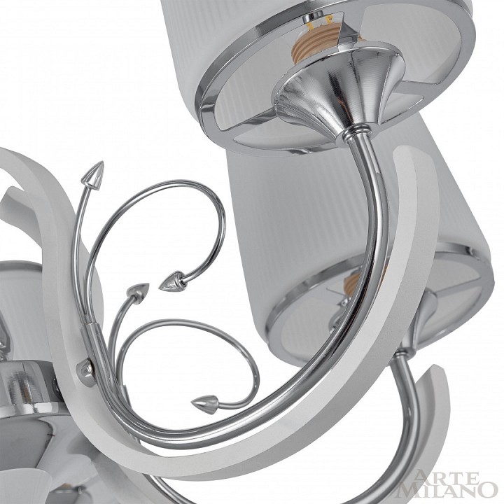 Подвесная люстра arte milano florentia-9247 309247/8 wh/ni